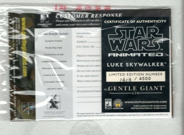 STAR WARS SAGA Luke Skywalker Pilot Maquette